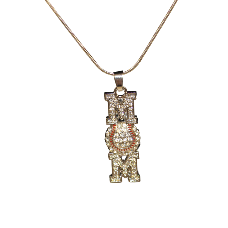 Mom Necklace - Vertical