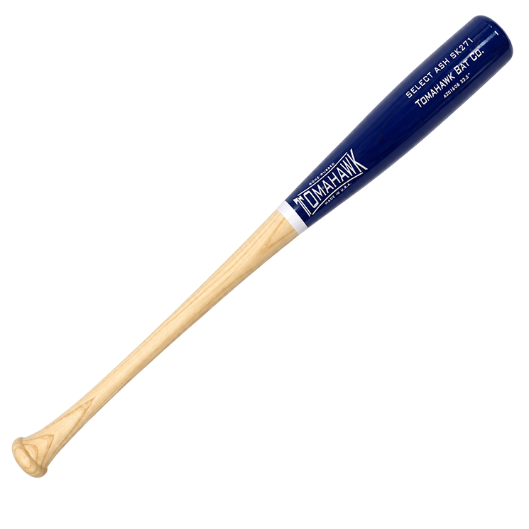 SK271 Wood Baseball Bats - Select - Royal Blue / Natural
