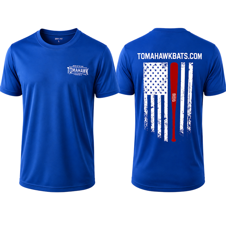 Flag on Back of Shirt
